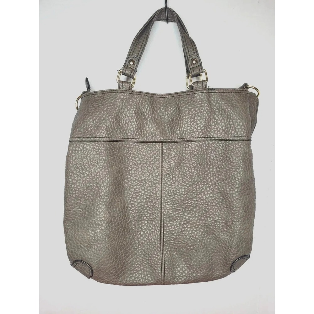 CHRISTIAN SIRIANO FOR PAYLESS LARGE‎ GRAY PURSE HANDBAG Fall Winter Large - Picture 6 of 8